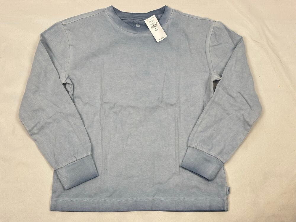 GapKids Pastel Blue Vintagesoft Crew Neck Fleece Pullover Sweatshirt NWT Size 6